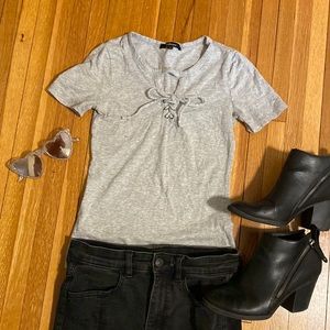 Lace Up Top